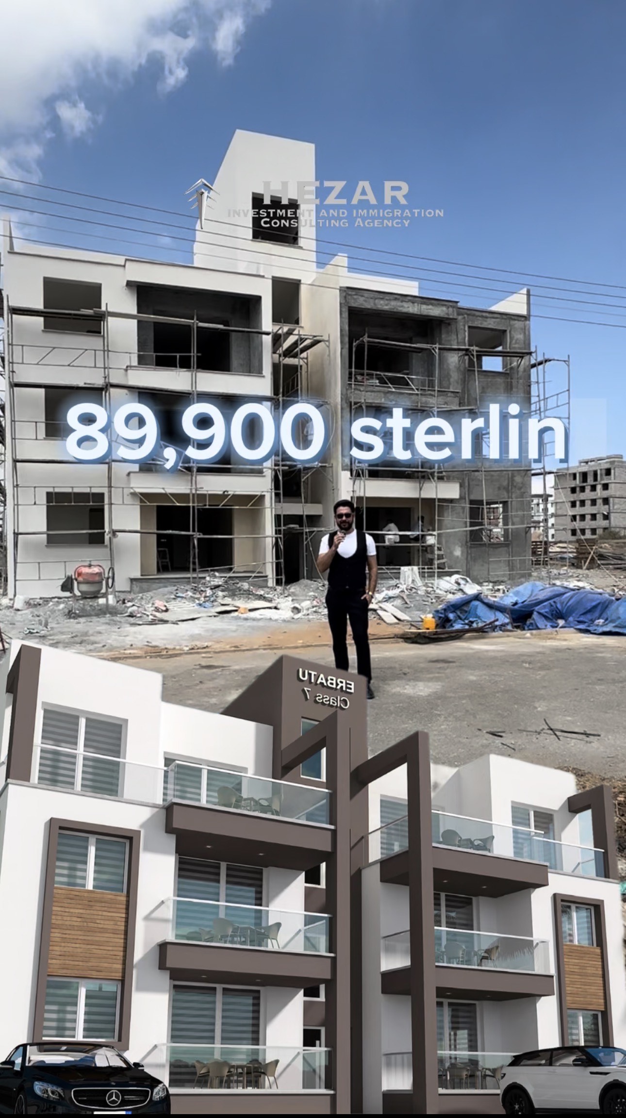 Mağusa Şehrinde Apartman Projesi